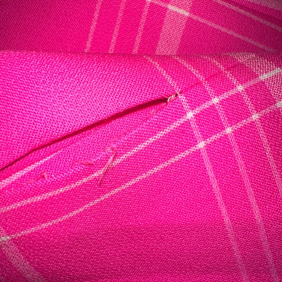 Fendi Hot Pink Plaid Pants Gigi Hadid - Picture 11 of 12